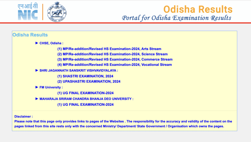 Odisha Matric Result 2025