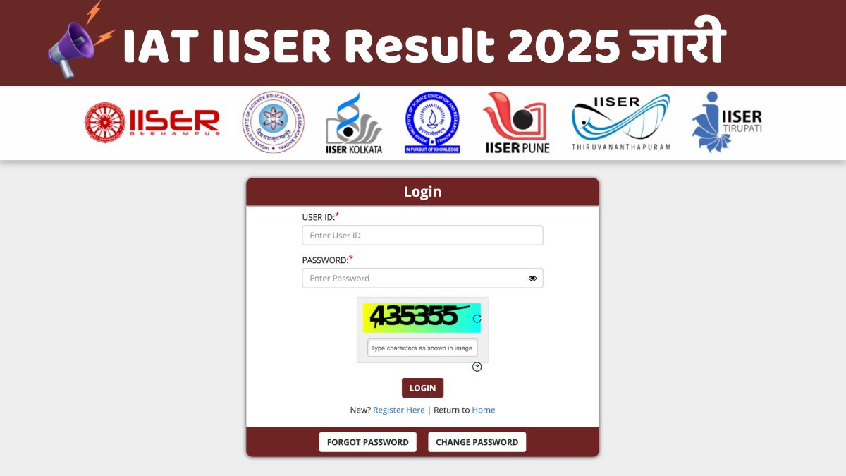 IAT IISER Result 2025