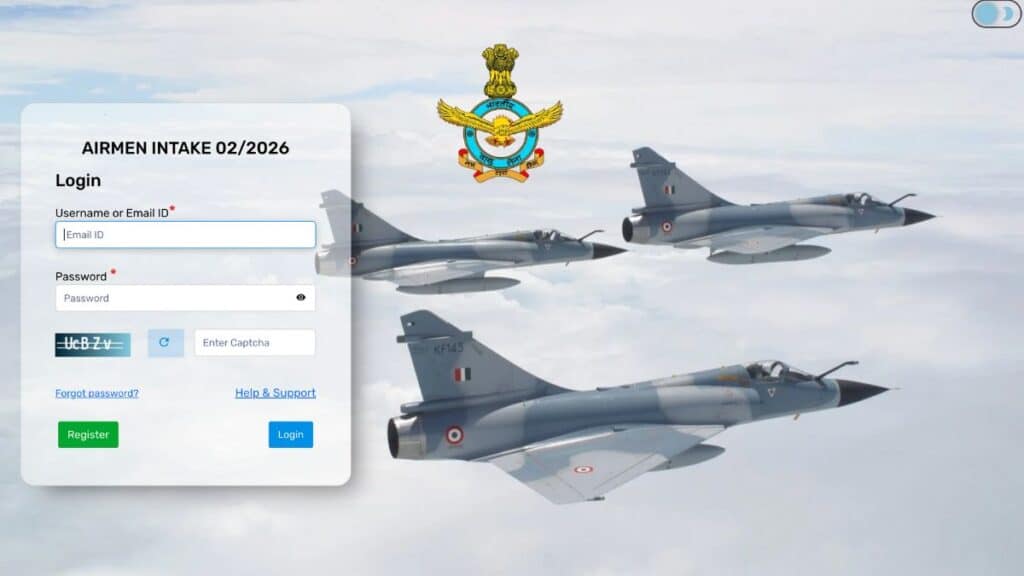 Indian Air Force Medical Assistant Recruitment 02/2026