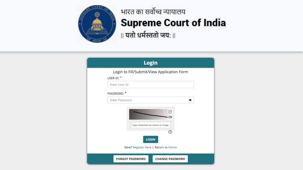 Supreme Court JCA Typing Test Result 2025