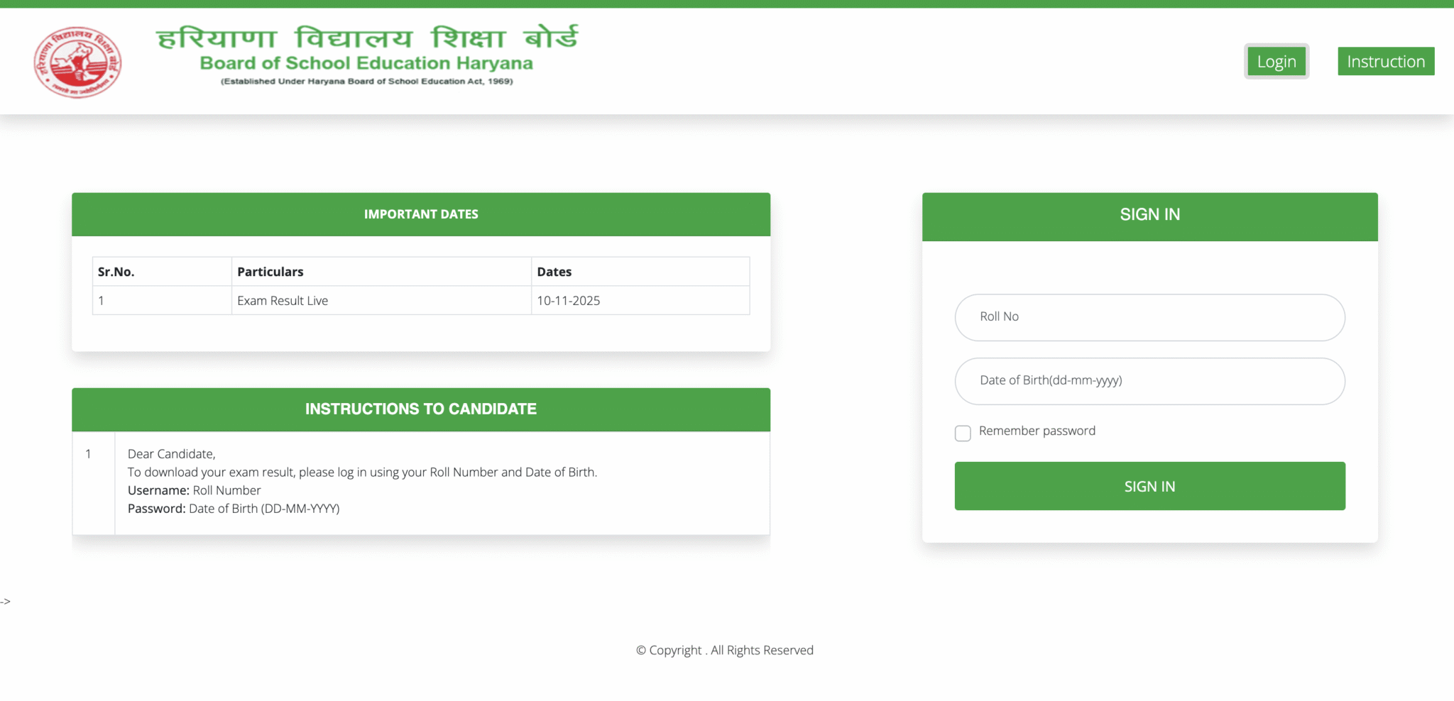 Haryana TET Result 2025