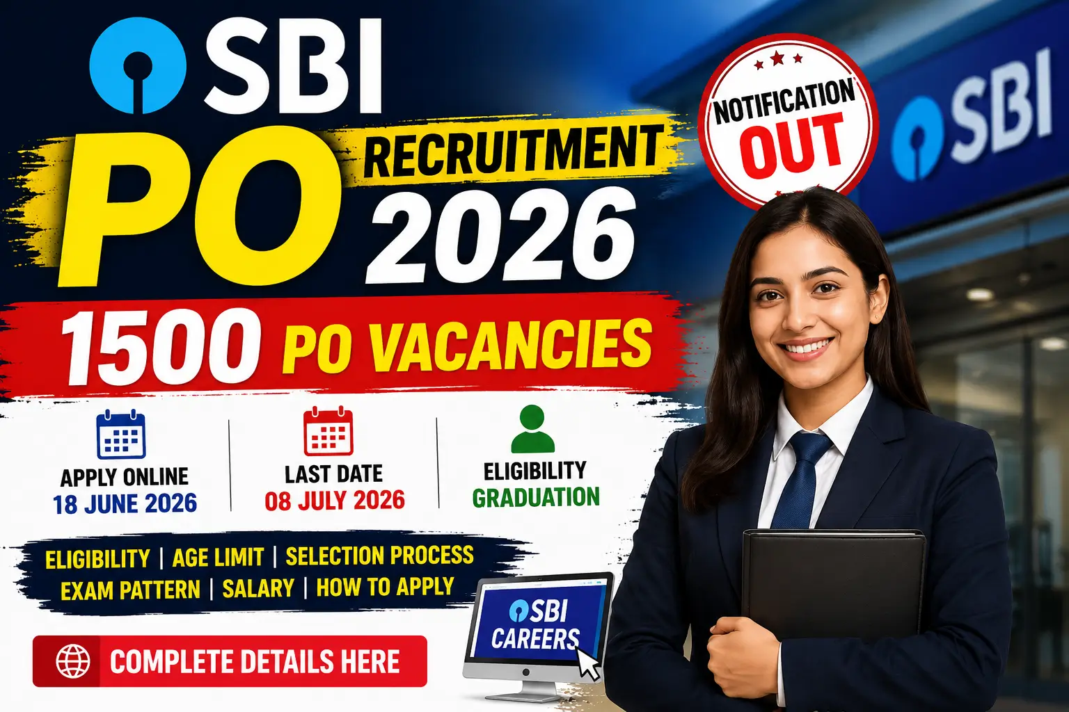 SBI PO Recruitment 2026 Notification