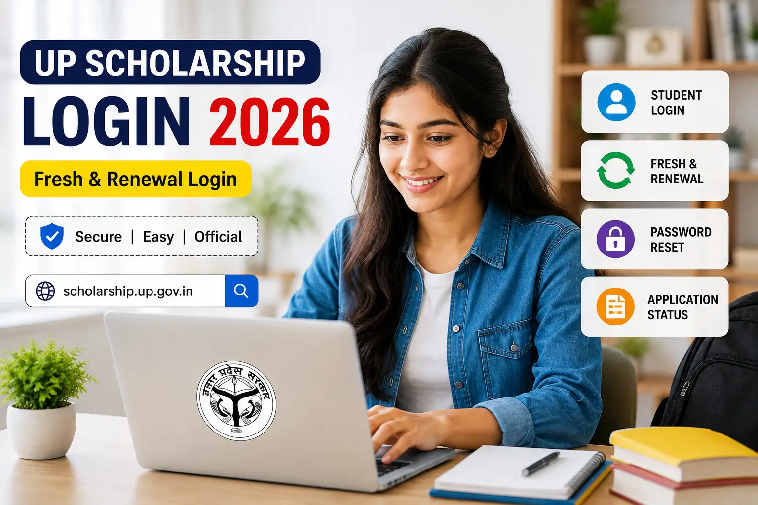 UP Scholarship Login 2026 Fresh and Renewal Student Login Process