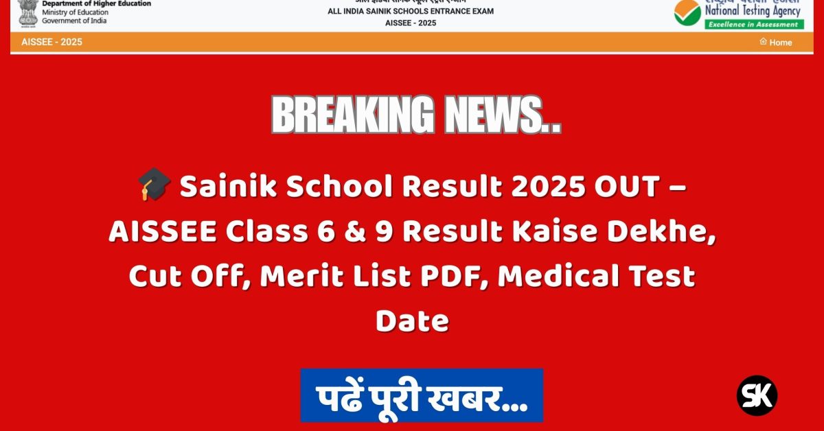 Sainik School Result 2025