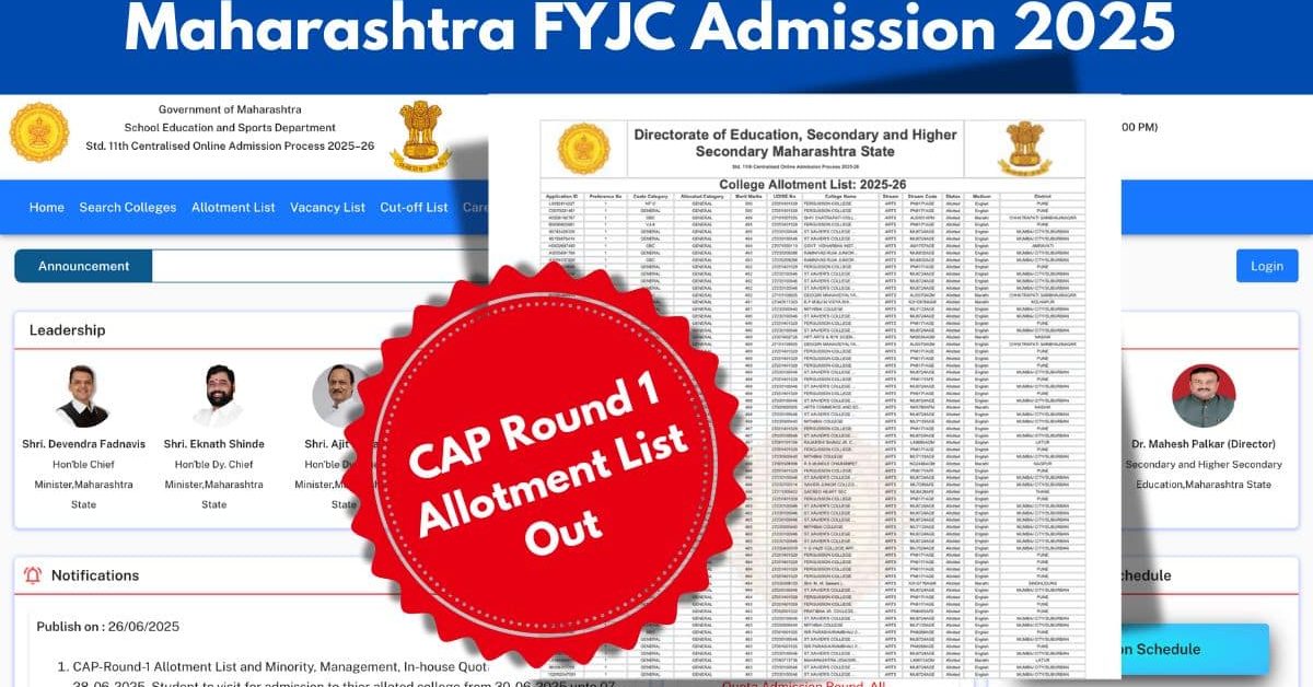 FYJC Admission 2025