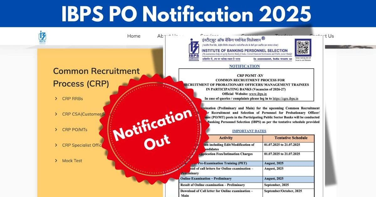 IBPS PO Notification 2025