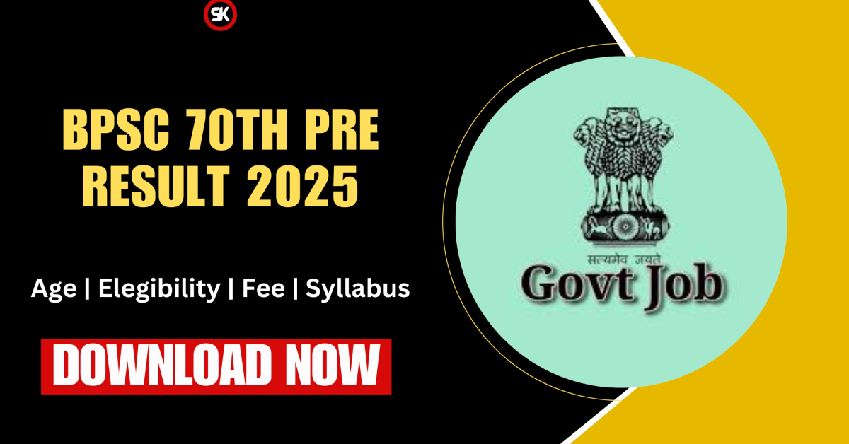 BPSC 70th Pre Result 2025