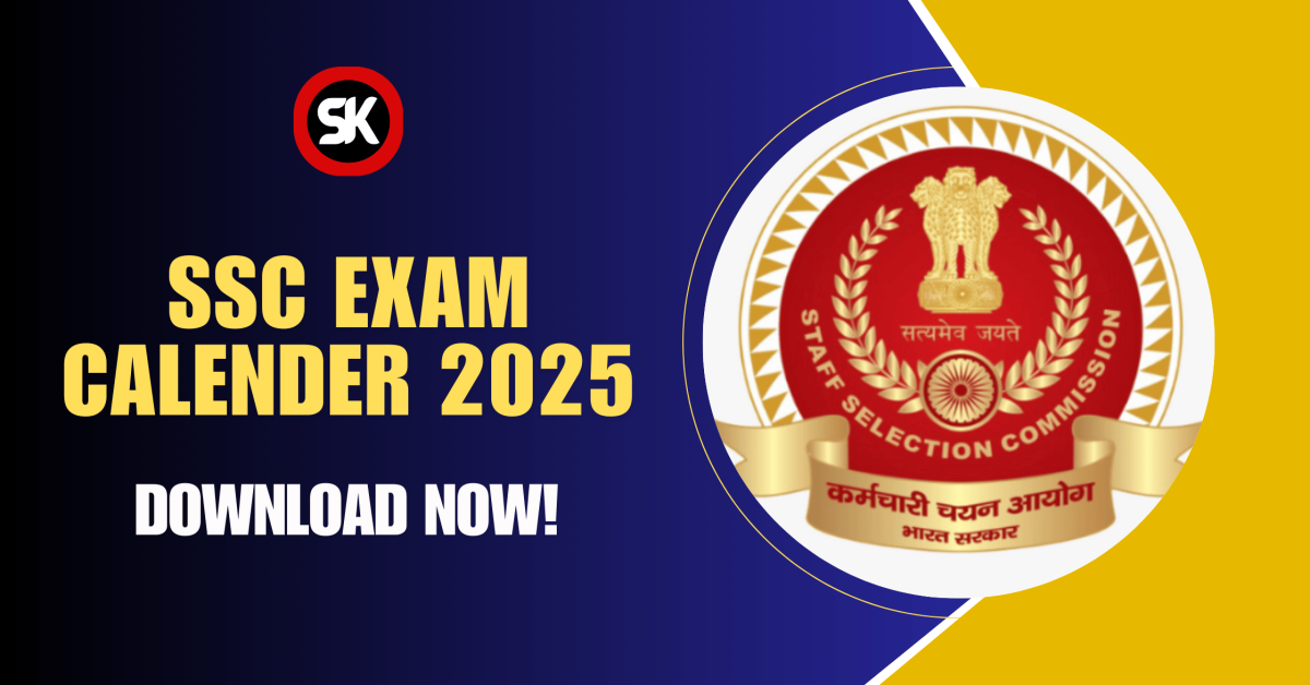 SSC exam calender 2025