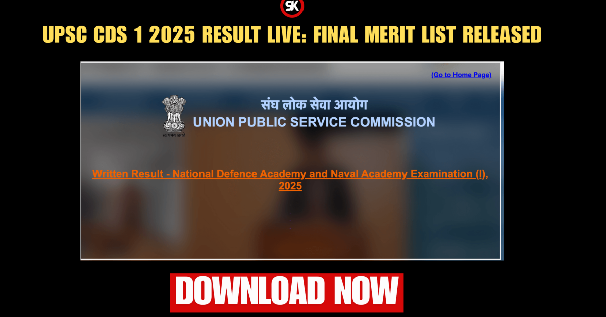 UPSC CDS 1 2025